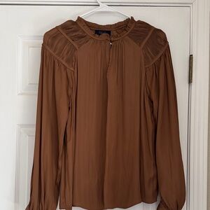 RACHEL Rachel Roy Rust Blouse